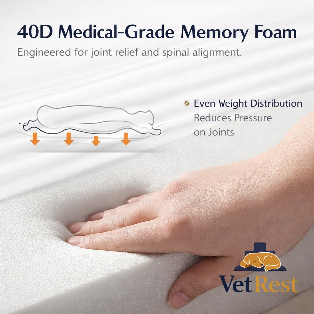 VetRest Orthopaedic Memory Foam Support Bed