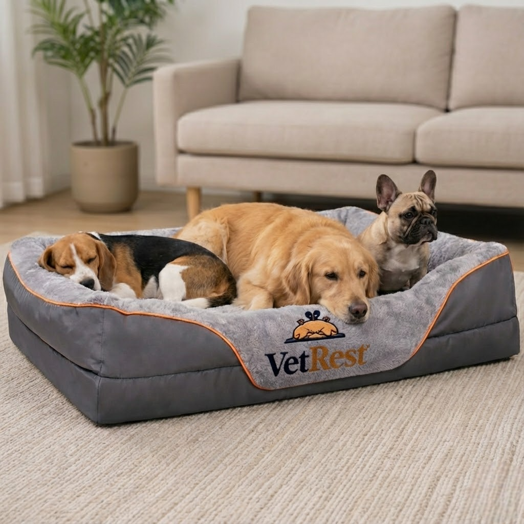 VetRest Orthopaedic Memory Foam Support Bed